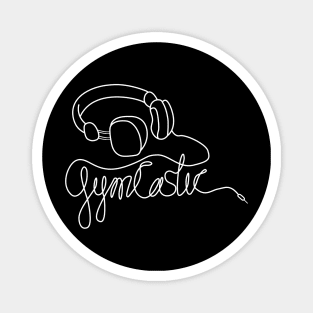 GymCastic Headphones (Dark) Magnet